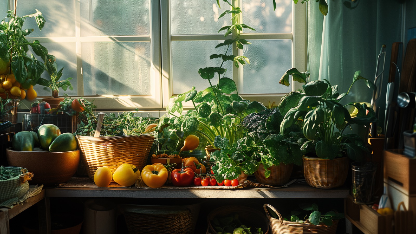 indoor growing vegetables
